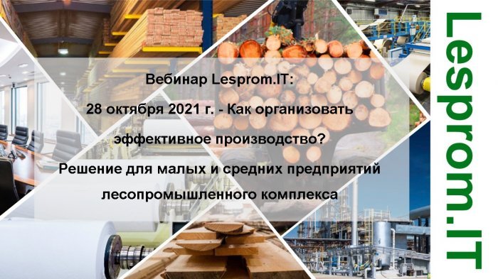 Вебинар «Как организовать эффективное производство? Решение для малых и средних лесопильных предприятий», 28.10.21 компании Неосистемы Северо-Запад
