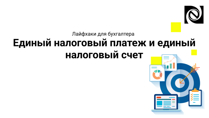 Единый налоговый платеж и единый налоговый счет