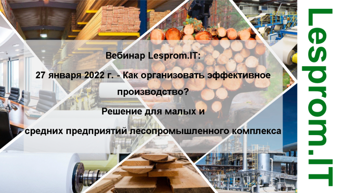 Вебинар «Как организовать эффективное производство? Решение для малых и средних лесопильных предприятий»  компании Неосистемы Северо-Запад